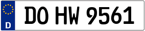 Truck License Plate